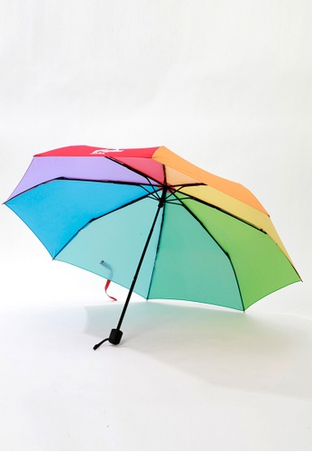 CHUMS black CHUMS Booby Foldable Umbrella - Rainbow ABFEAACF067954GS_1