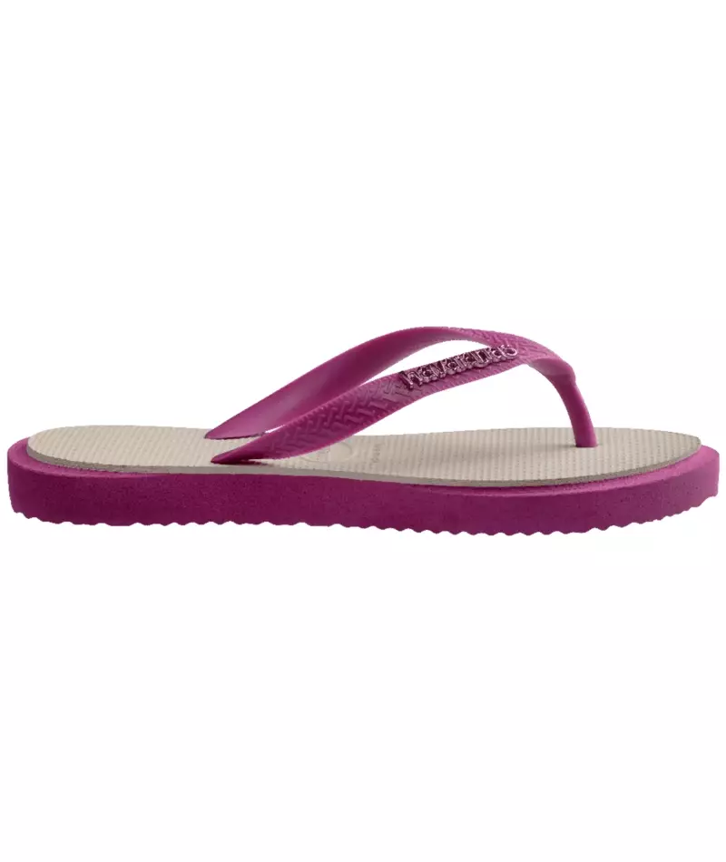 Havaianas 2031 Top Point Fusion - Rosa Gum/Bege Palha - Sandal Wanita