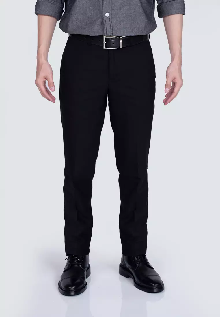 Polo Haus Men s Slim Fit Plain Slacks
