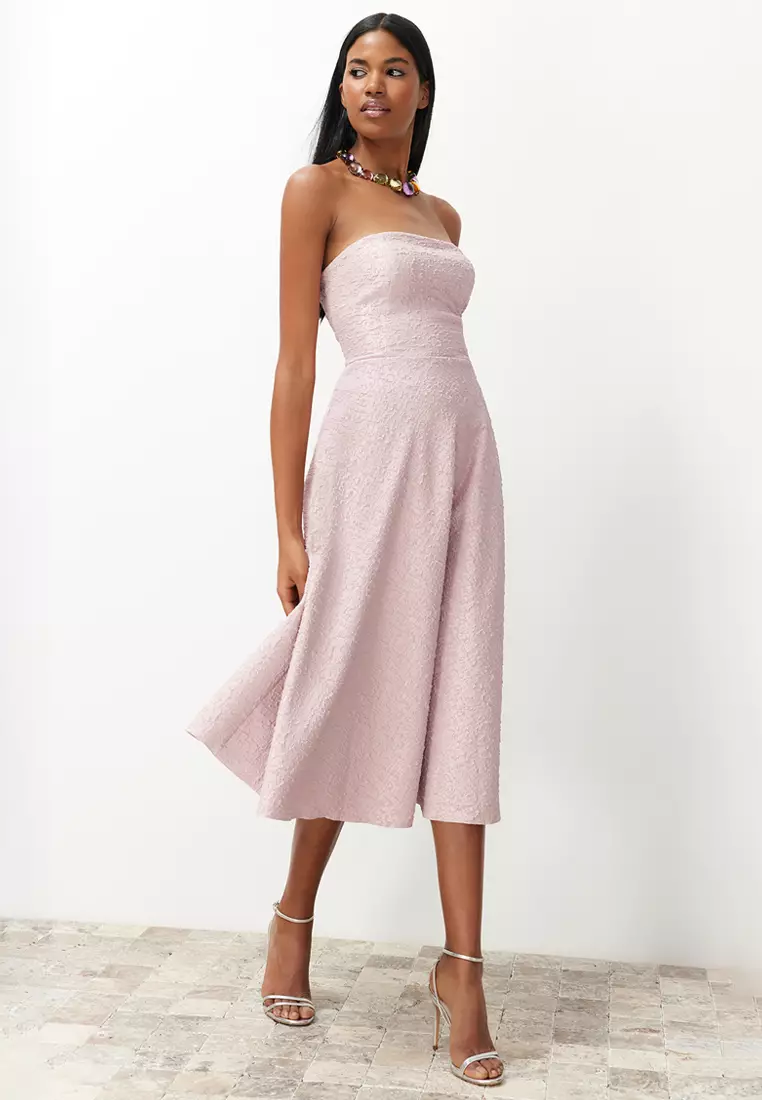 A-Cut Elegant Evening Dress