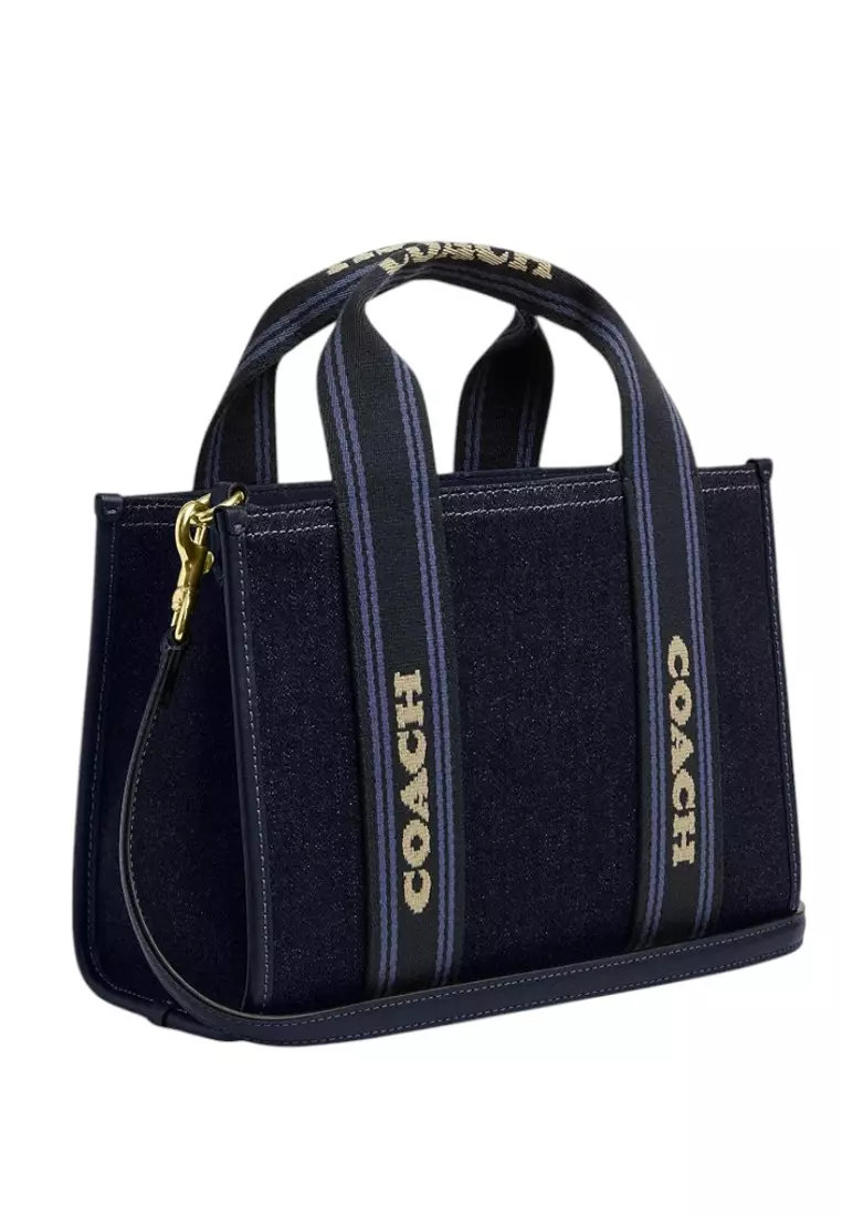 Smith Tote Bag 24 In Regenerative Cotton - Denim/Multi