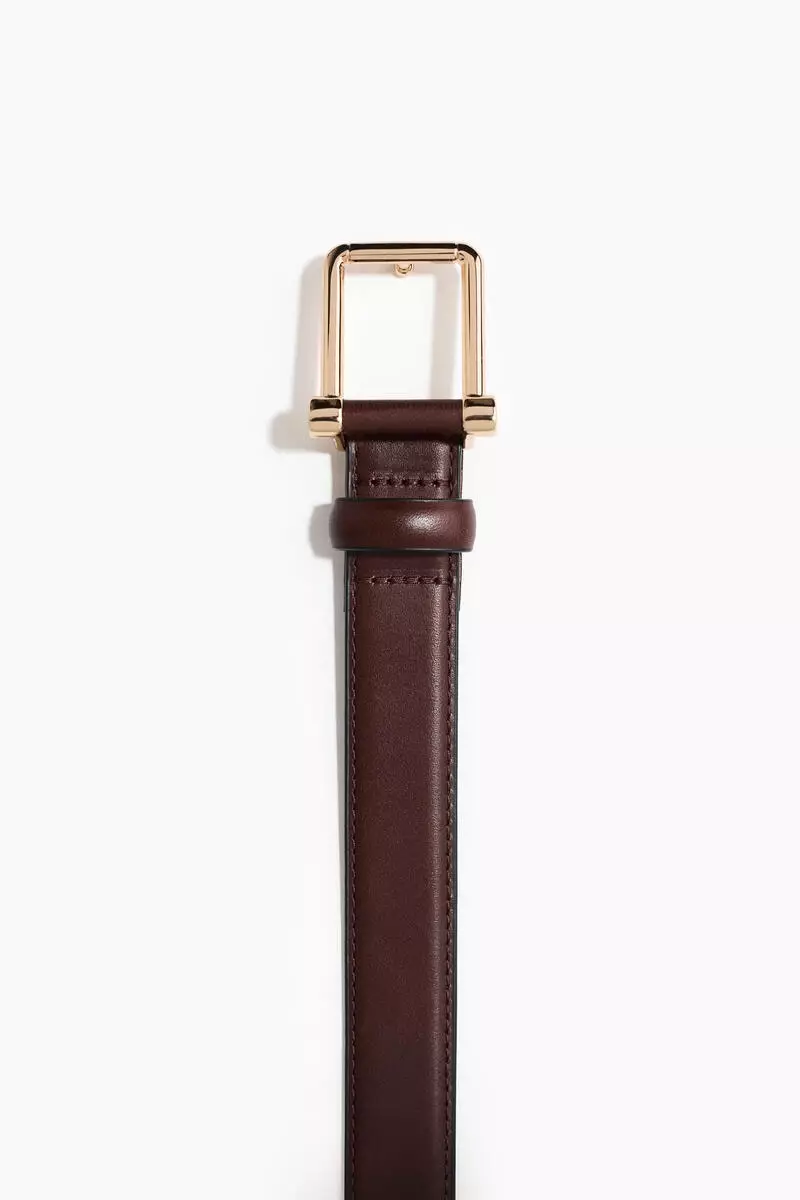 Leather belt