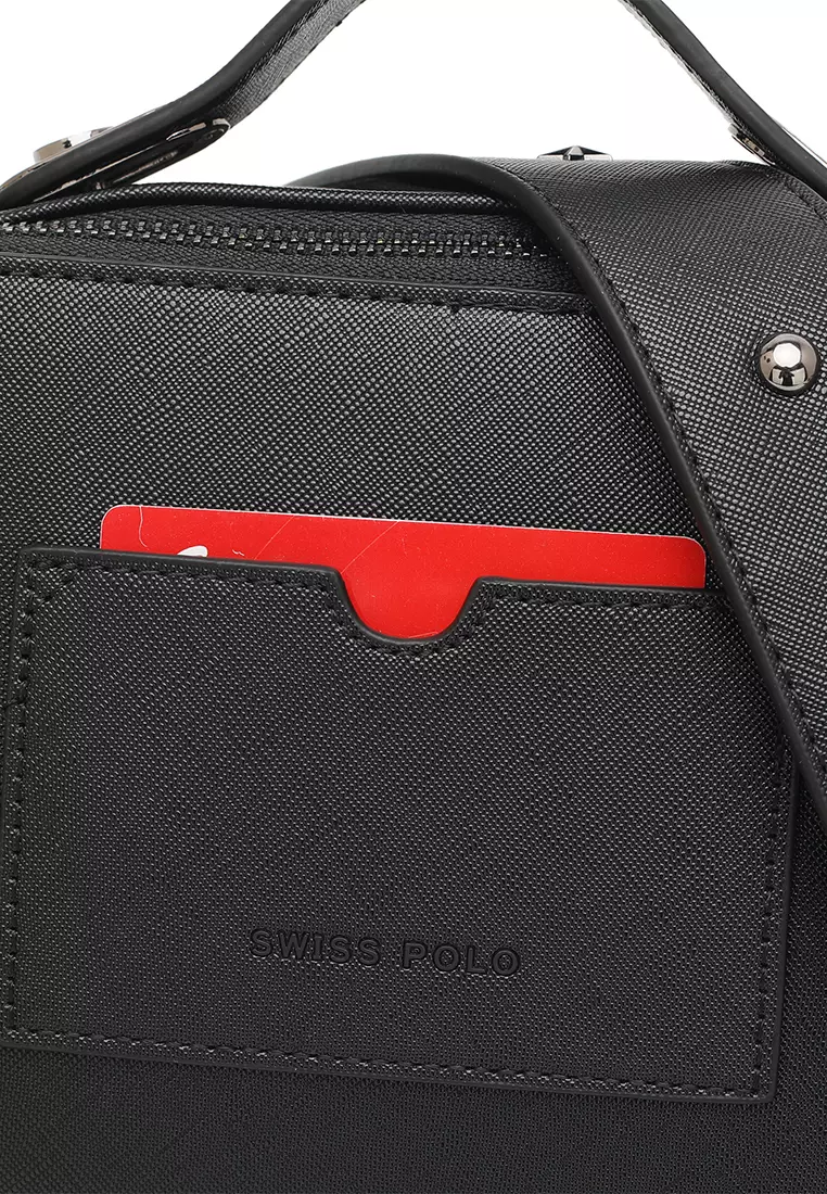 Women's Top Handle Bag / Sling Bag / Crossbody Bag (手拿袋 / 斜孭袋) - 黑色