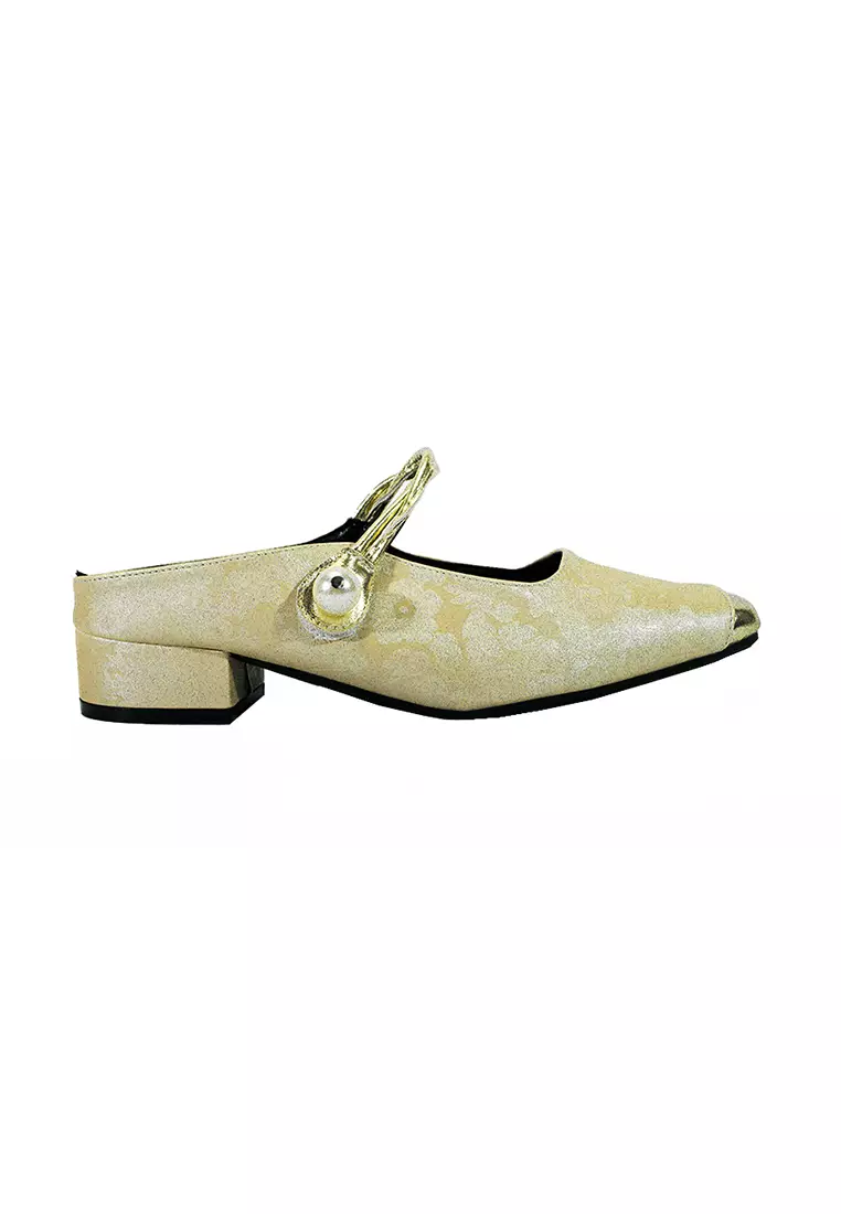 Discount on Mario D' boro Runway  shoes - SKU: Women's Mules Sandals LX 27565 Gold C58
