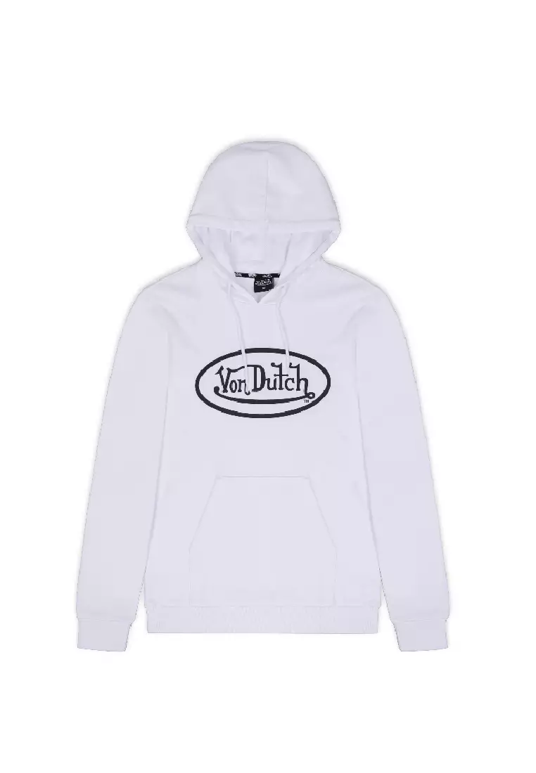 Von Dutch Unisex White Hoodie