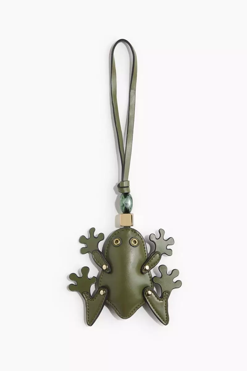 Frog bag charm