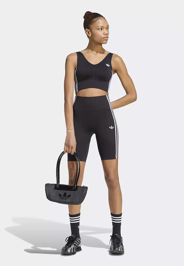 Essentials 3 Stripes Seamless Bralette