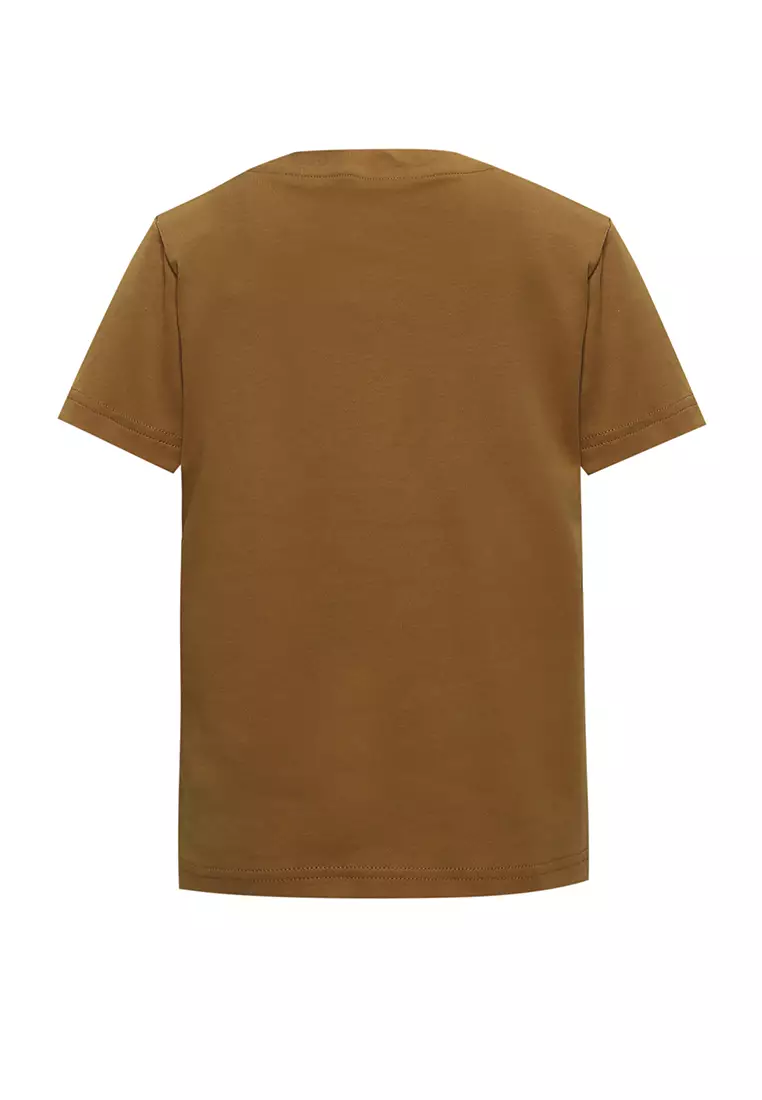 Qna Boy Joachim T-shirt Pendek Anak Coklat