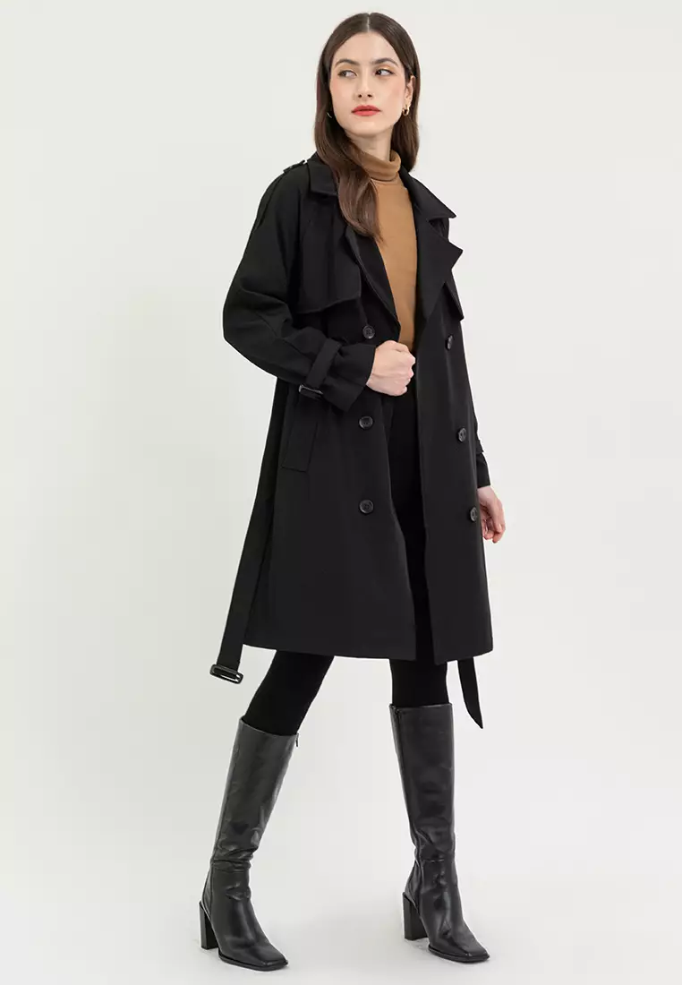 Buy Well Suited Relaxed Fit Trench coat 2025 Online ZALORA