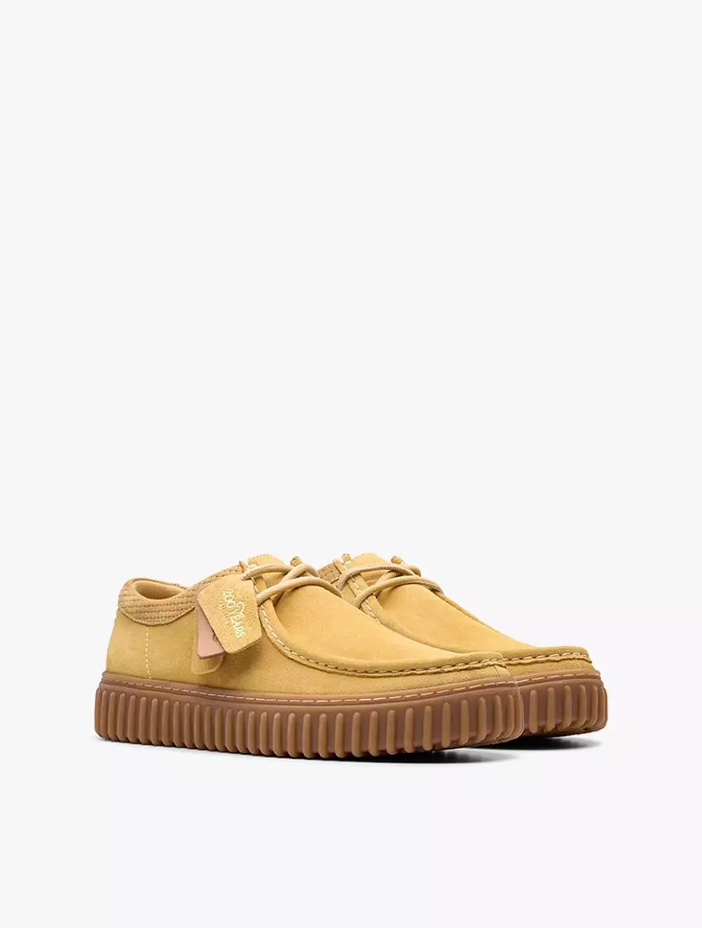 Clarks Torhill Lo Golden Tan Suede