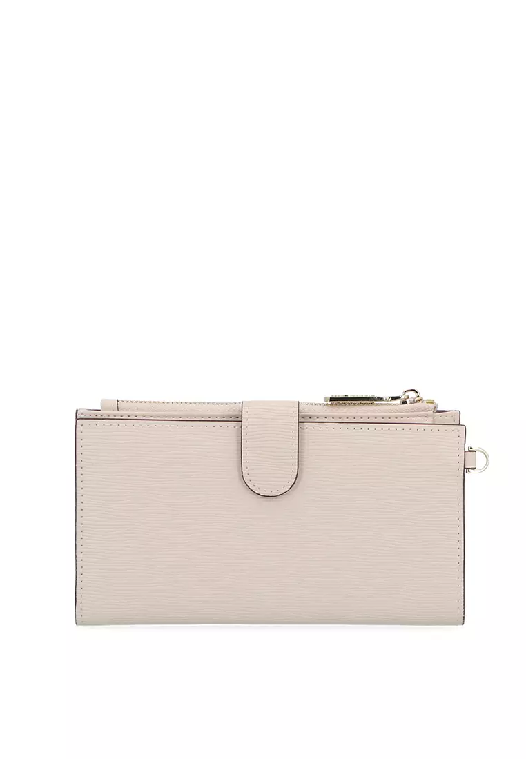 Reverie 2-Fold Wallet Wristlet - Beige