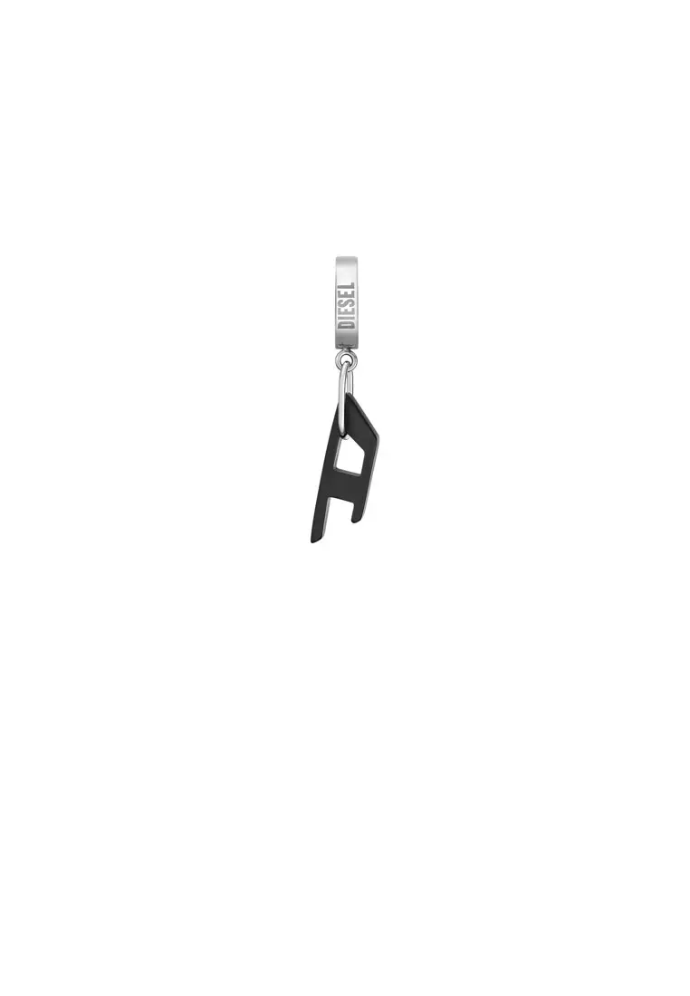 ☆DIESEL☆ Two-tone hoop single earring DX1418931 Diesel Diesel Two-Tone Stainless Steel Hoop Earrings