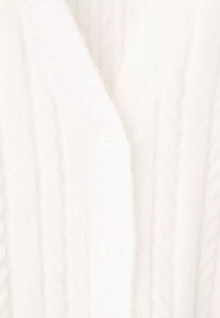 Knitted Braided Cardigan