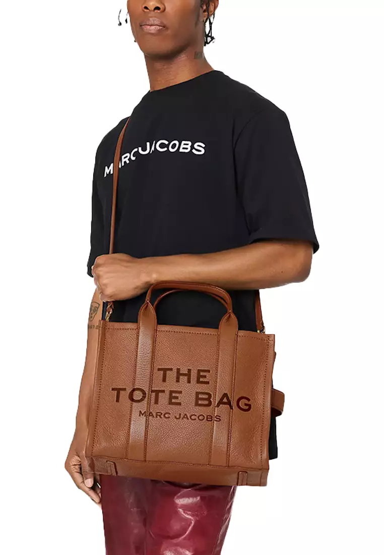 Marc Jacobs The Leather Medium Tote Bag Argan Oil H004L01PF21