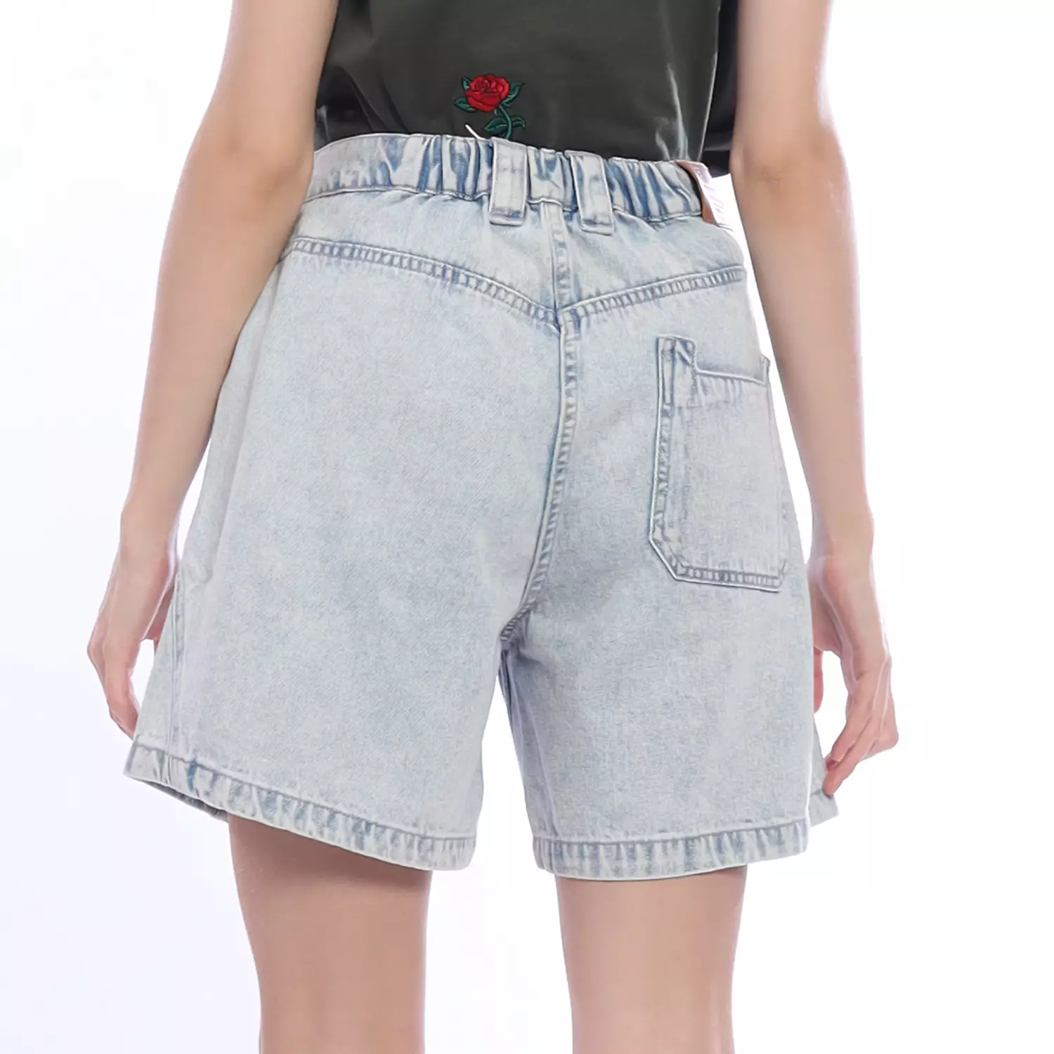 Spyderbilt Celana Pendek Denim Wanita Siena Bermuda Planet Surf