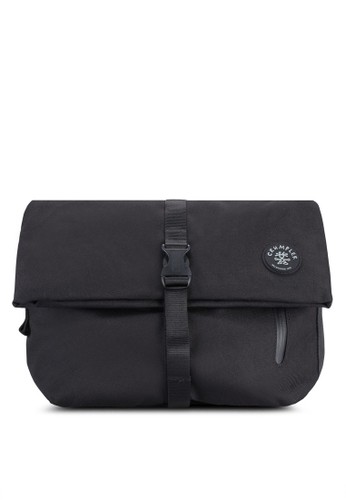 Flock Of Horror 折式帶扣郵差包,zalora 順豐 包, 包