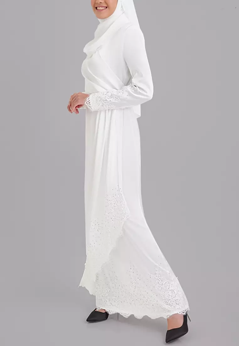 Lillyanna Drape Nikah Dress 8059