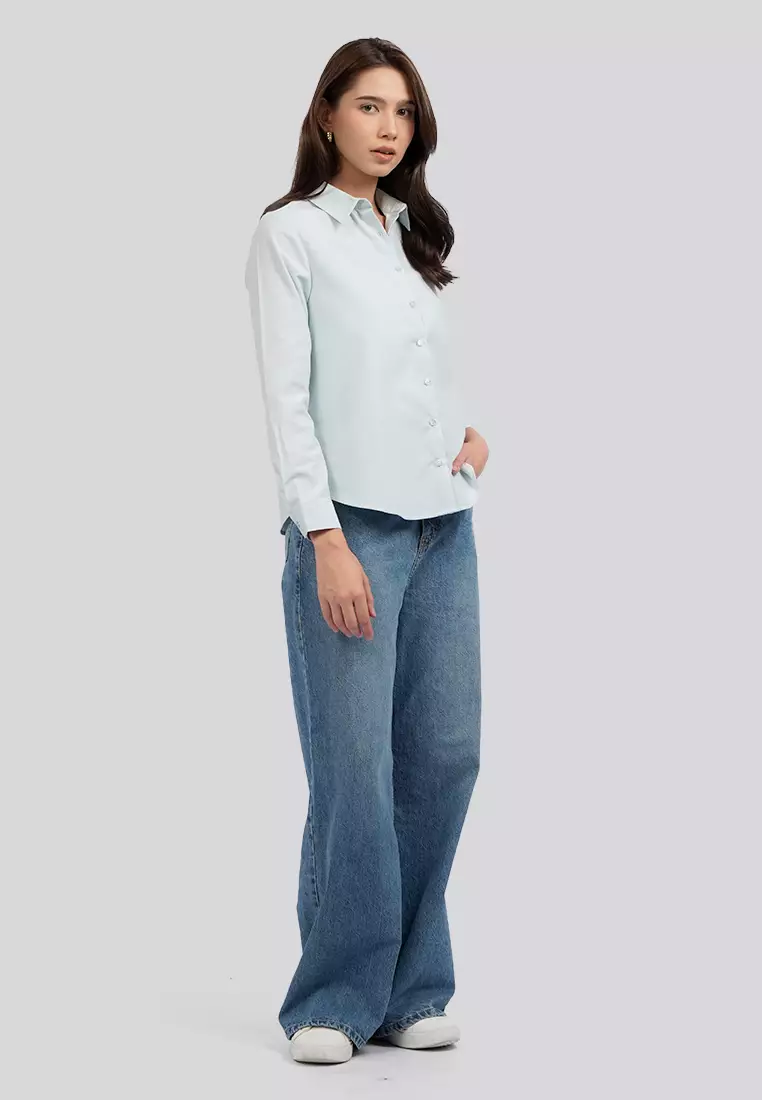 Basic Oxford Long Sleeve Shirt