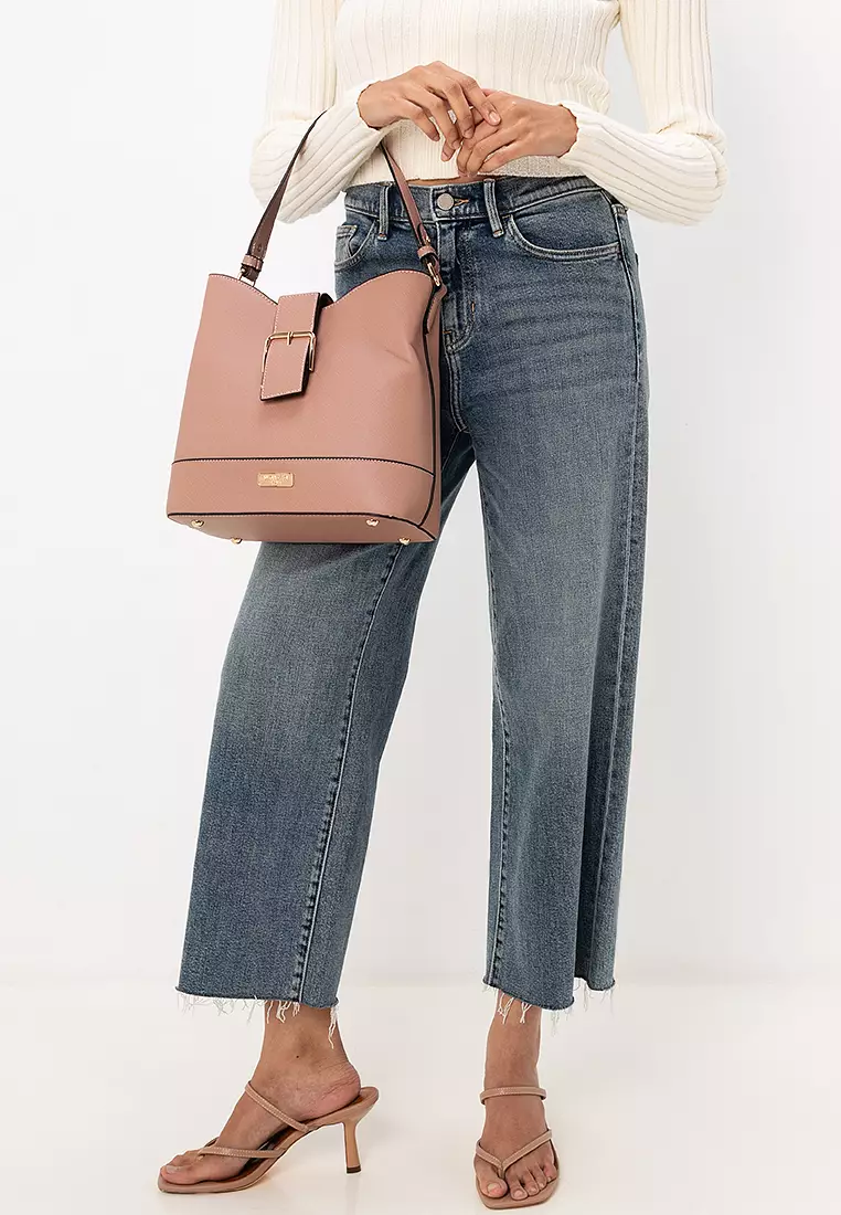 Saffiano Convertible Top Handle Bag