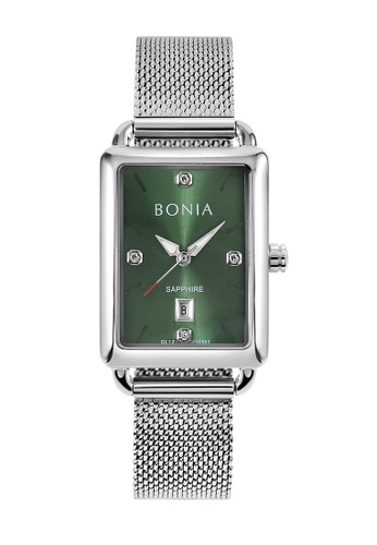 Bonia Watches green and silver Bonia Women Elegance BNB10663-2397 CC63FAC1BB7726GS_1