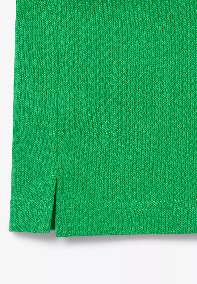 Slim Fit Stretch Mini Piqué Polo Shirt