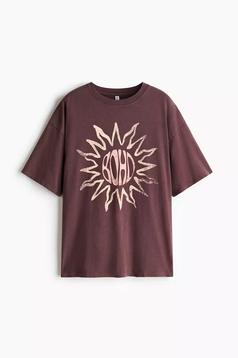 Oversized printed T-shirt