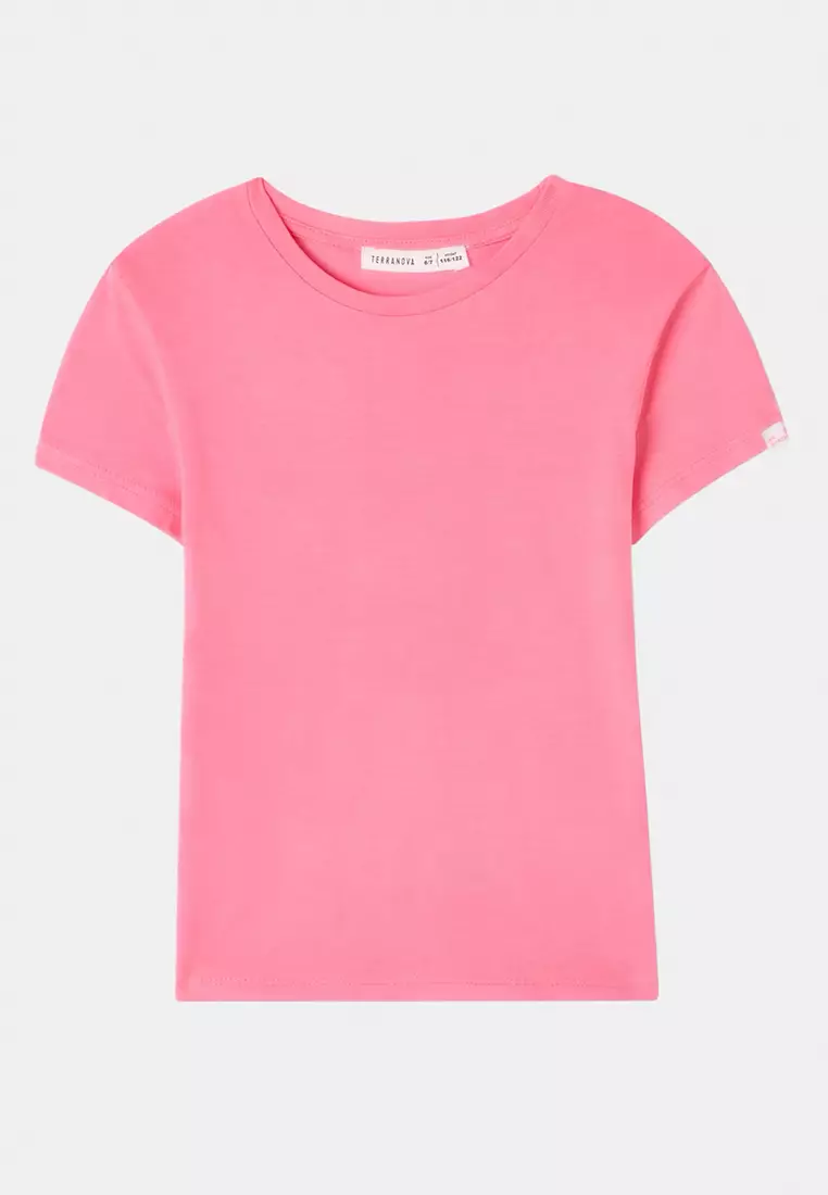 Crew Neck Short Sleeve T-Shirt for Girls