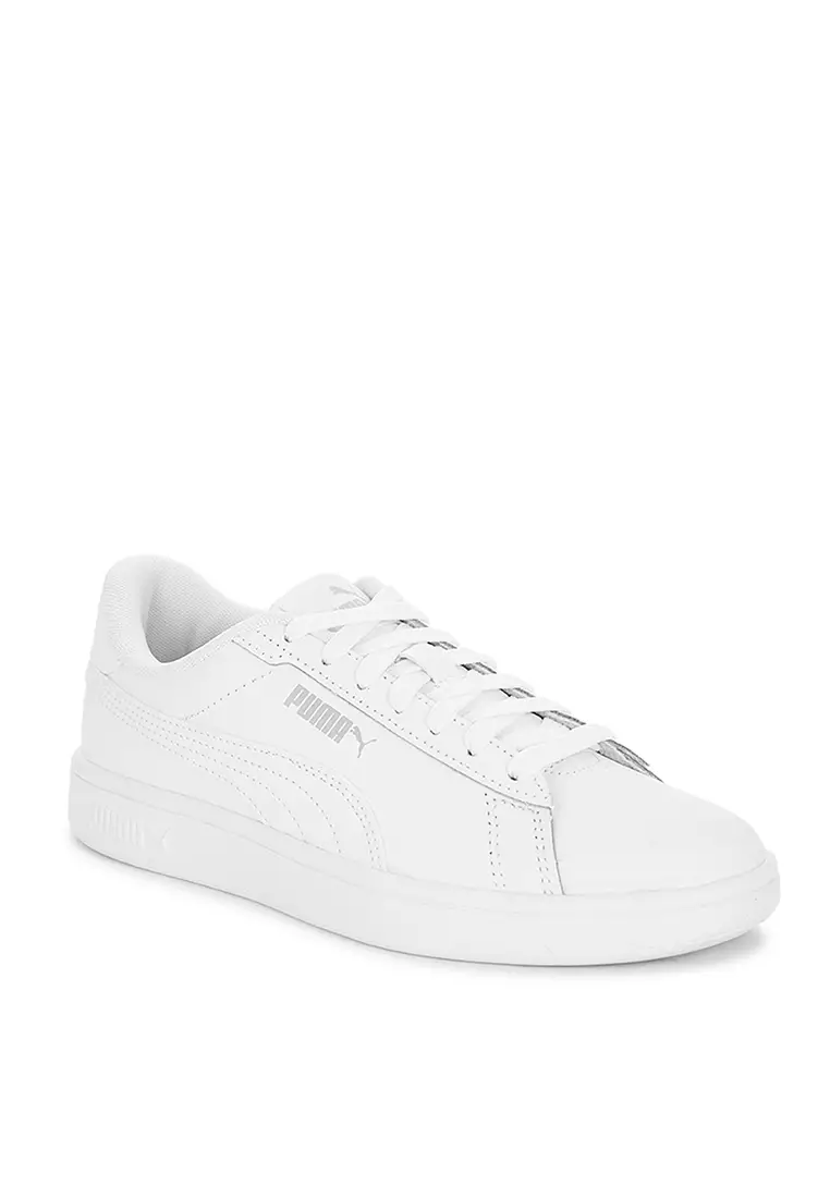 Buy 3.0 Smash 2024 Kids\' Unisex Sneakers Online Leather [NEW] (White) Big PUMA Singapore ZALORA PUMA |