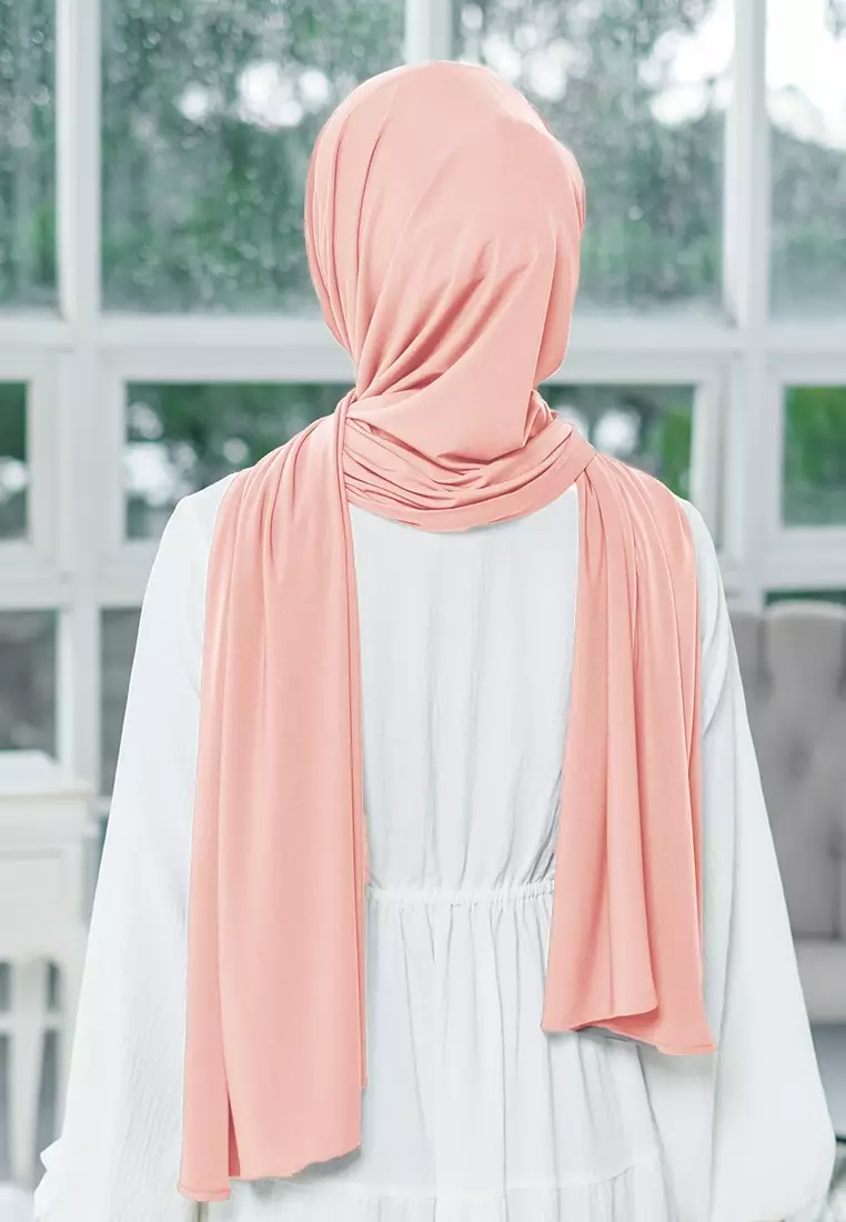HIJAB INSTAN ZENYA - PEACH