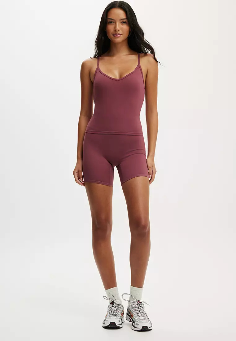 超柔軟大圓領工字背運動背心