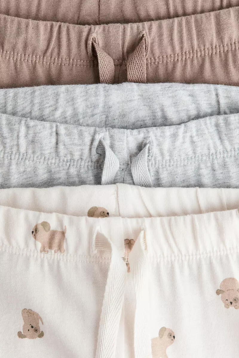 3-pack cotton jersey joggers