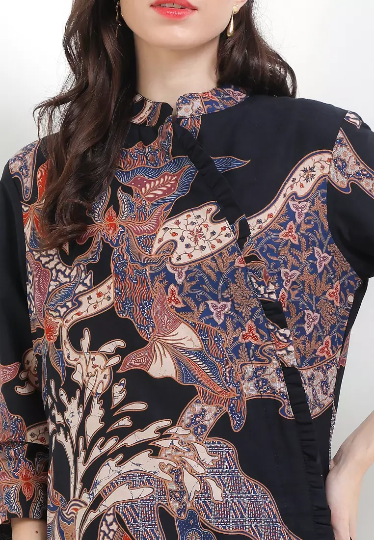 Blouse Batik Daun