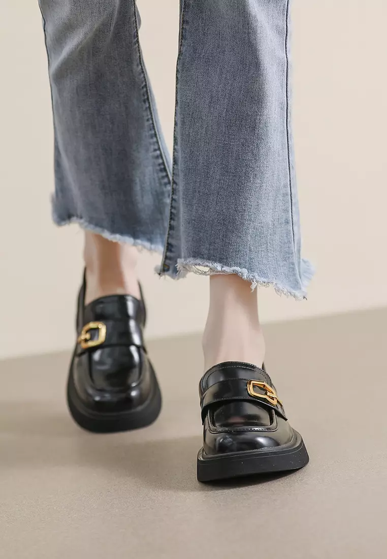 Metal Buckle Platform Lofaer WW75-35