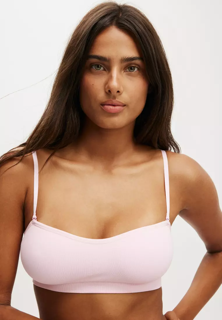 Seamless Sweetheart Padded Bandeau Bra