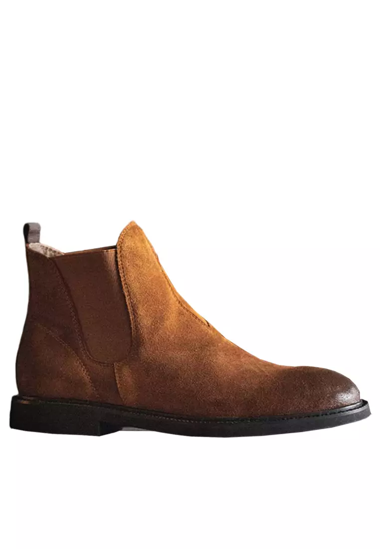 Discount on Twenty Eight Shoes  shoes - SKU: Cow Suede Chelsea Boots Cq2108070