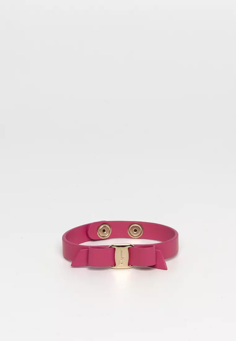 Salvatore ferragamo leather bracelet best sale