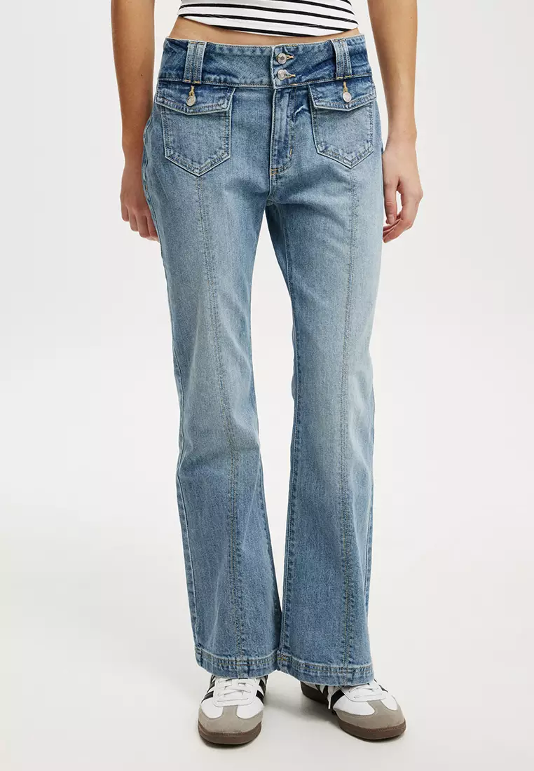 Stretch Bootcut Flare Jeans Asia Fit
