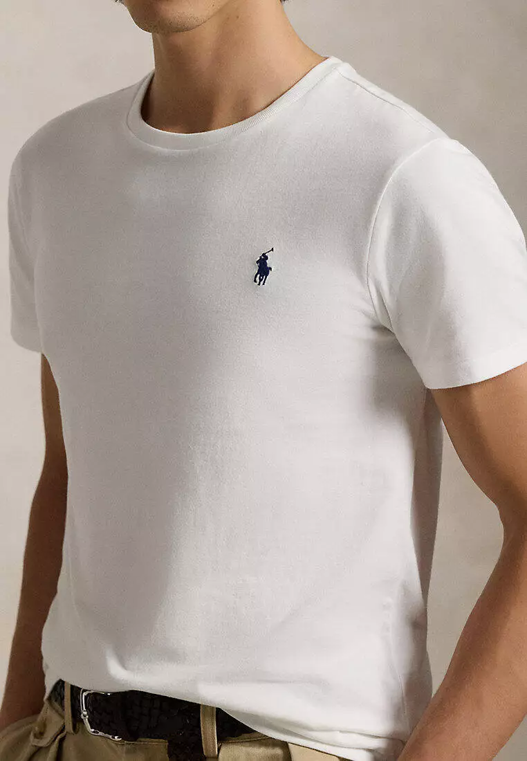 Custom Slim Fit Jersey Crewneck T-Shirt