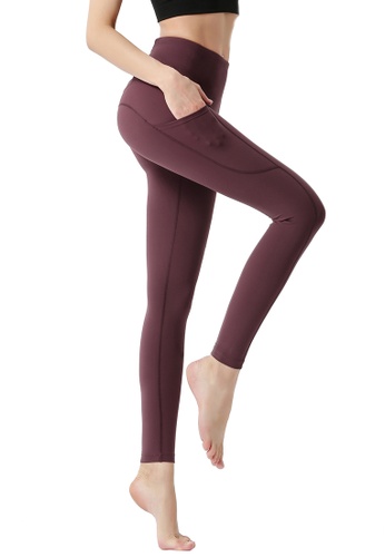 YG Fitness brown Sports Running Fitness Yoga Dance Tights F8299US2A762DEGS_1