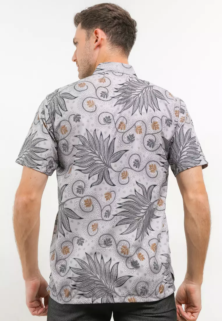Respati Kemeja Batik Exclusive Premium Pria Casual Modern Lengan Pendek