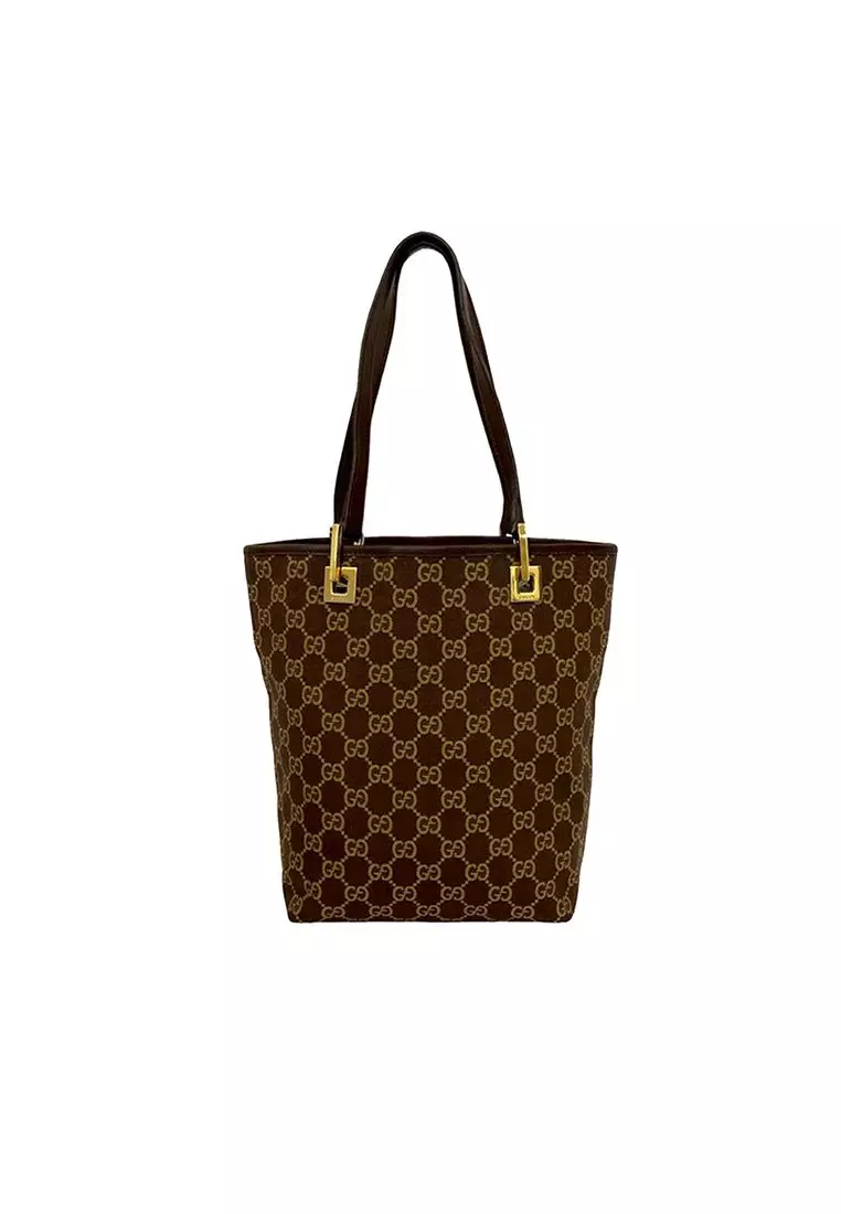 Pre-Loved Gucci Gg Canvas Tote