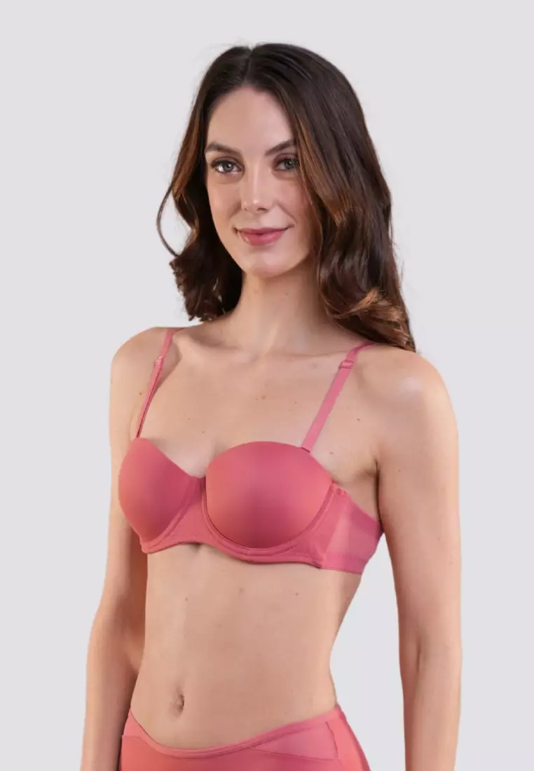 Sunrise First Half Cup Bra With Adjustable Straps Underwear For Women