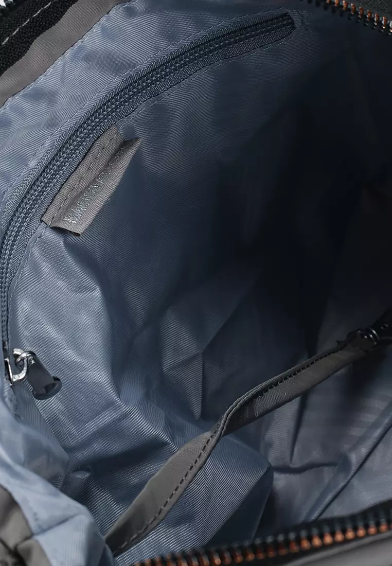 Rose Gold Series Crinkle Nylon Convertible Top Handle Bag