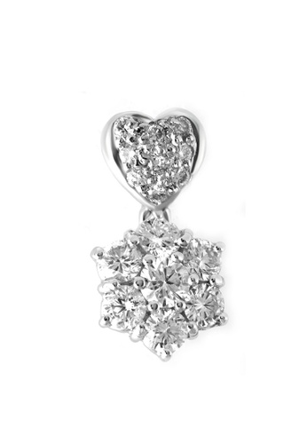 TOMEI TOMEI Vignette of Coruscant Heart with Astral Glamour Pendant, Diamond White Gold 750 (DP0101251) 4B882ACFE89C09GS_1