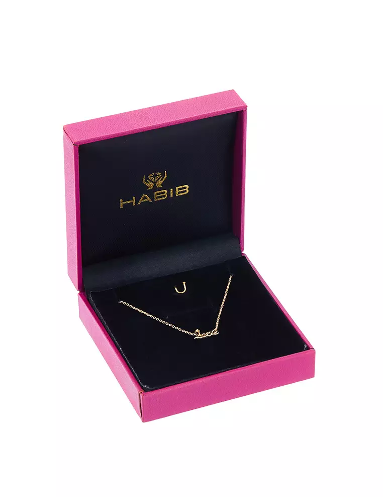 HABIB 750/18K Yellow Gold Necklace CJ-6-CL MNL04(18Y)