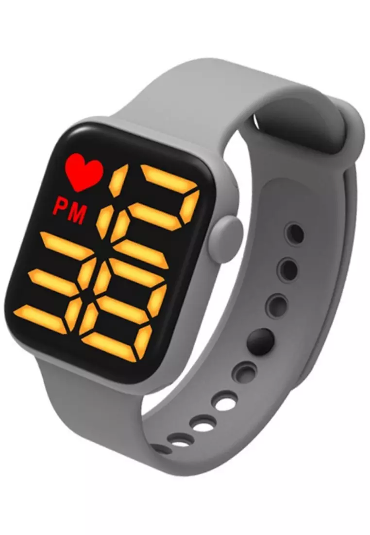 Jam Tangan Pria Digital Waterproof Many Function Strap Tali Material Silicone IR23 ORIGINAL