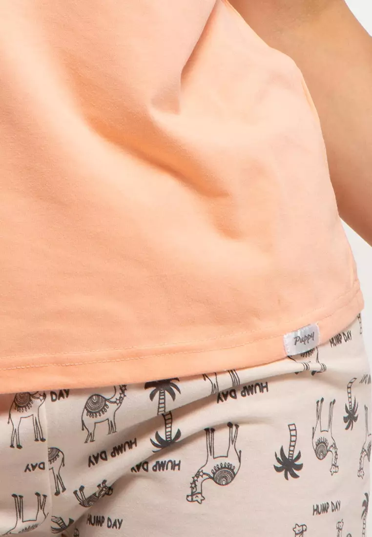 Pyjama Pijama Short Sleeve Short Pants Sleepwear