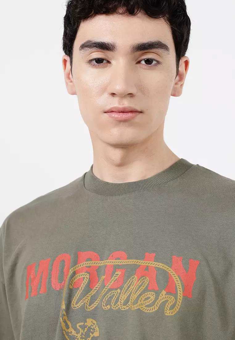 Cropped Fit Music T-Shirt