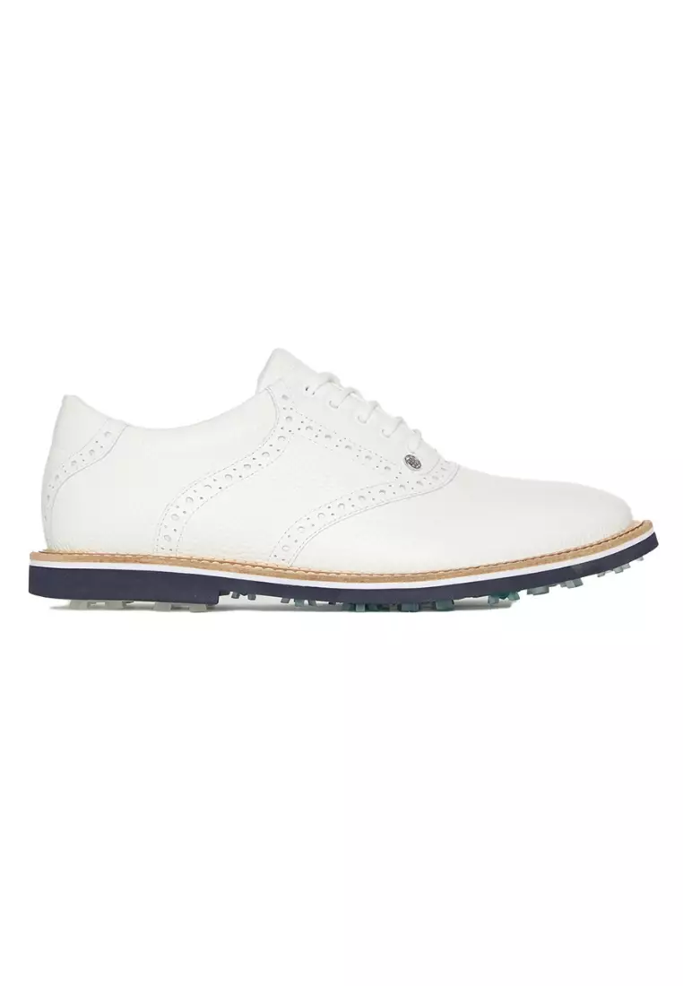 Discount on G/FORE  shoes - SKU: G/FORE Men's Tonal Saddle Gallivanter Golf Shoes (Snow/Twilight)