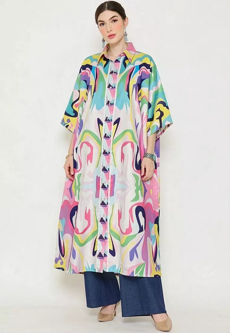 Kanzi Collared Kaftan